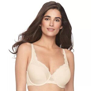 Olga‎ Cloud 9 Full-Figure Underwire Bra GF7961A Size 40DD Nylon/Spandex